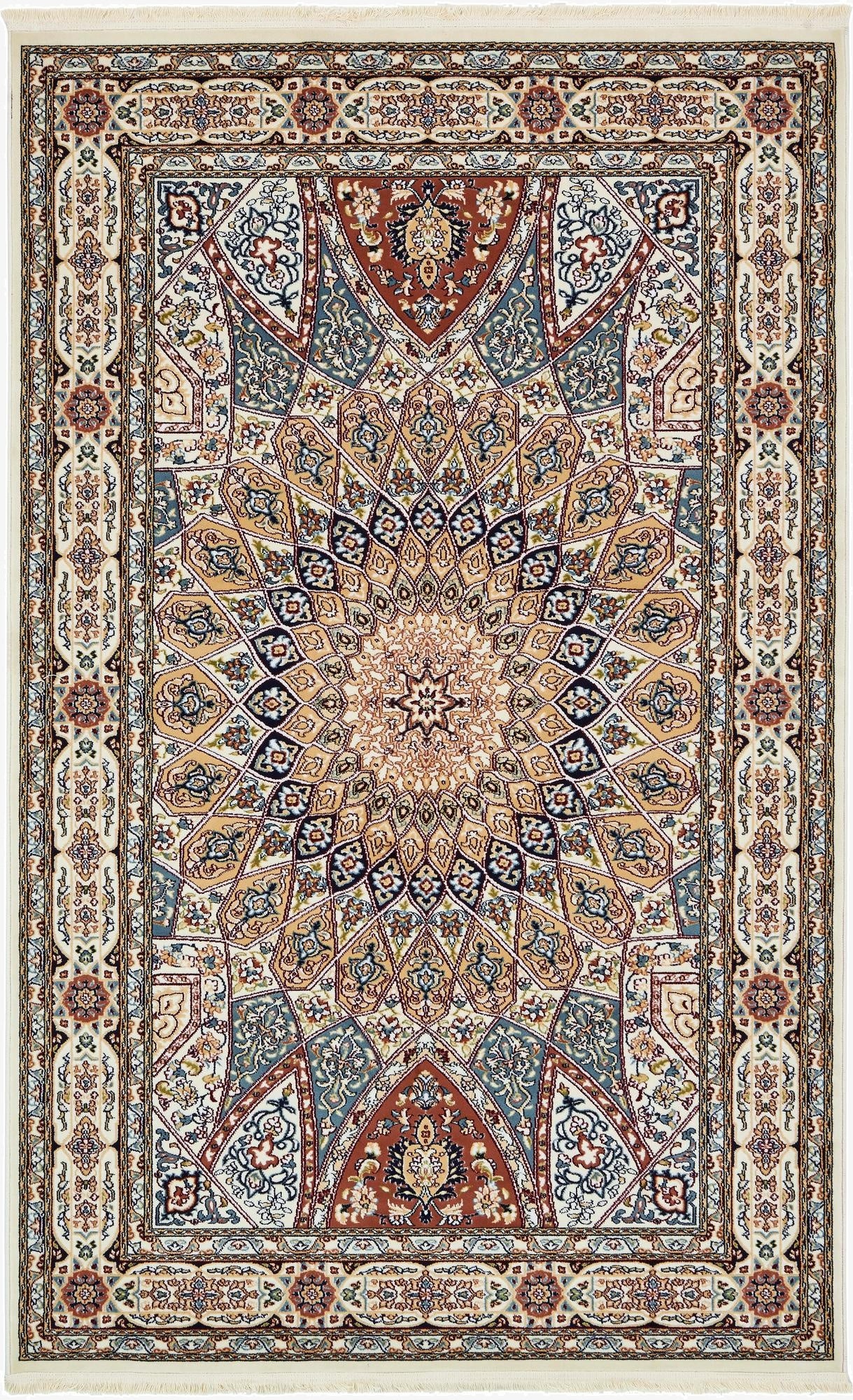 Primary image 5' 3 x 8' Nain Design Rug