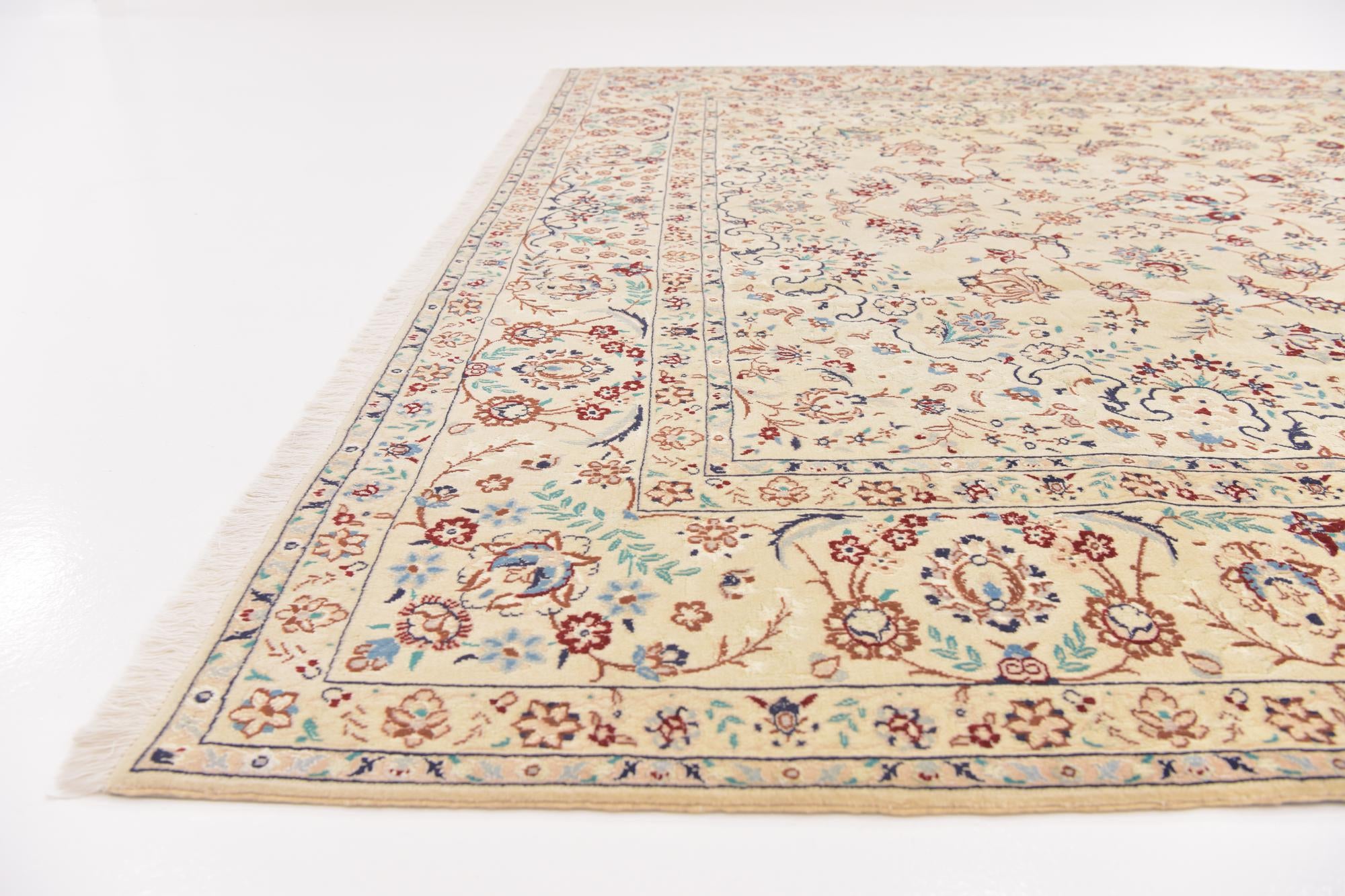 8' 2 x 11' 2 Hand Knotted Nain Persian Rug