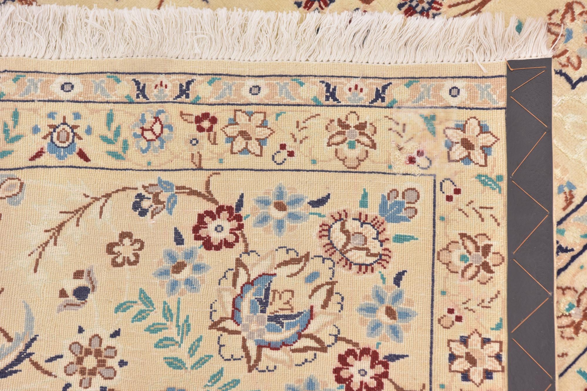 8' 2 x 11' 2 Hand Knotted Nain Persian Rug