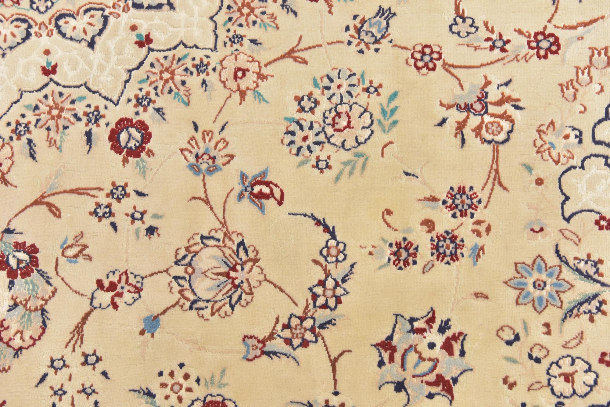 8' 2 x 11' 2 Hand Knotted Nain Persian Rug