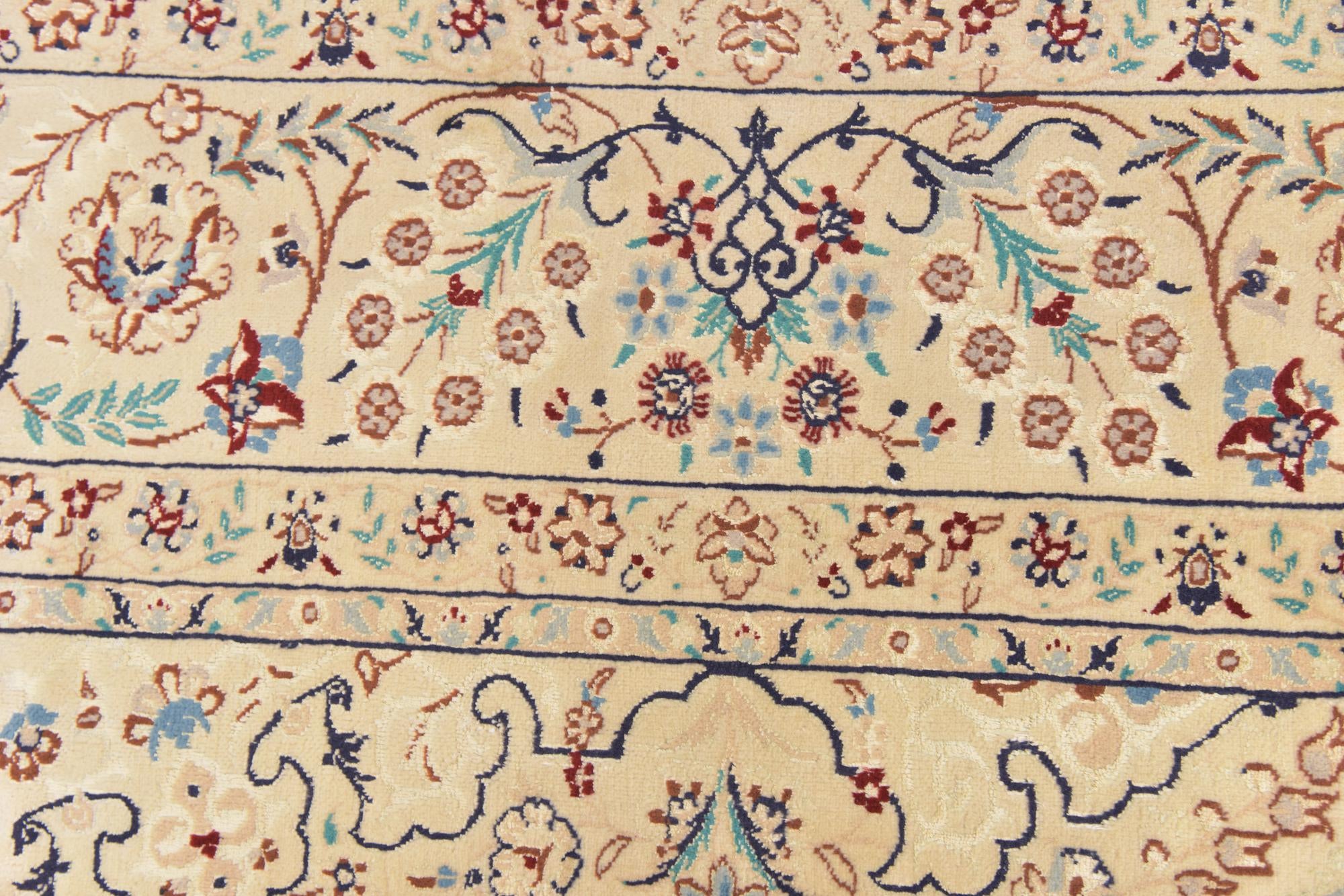8' 2 x 11' 2 Hand Knotted Nain Persian Rug