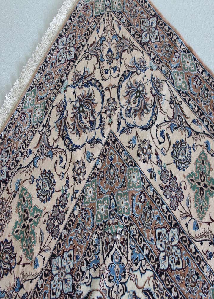 11' 6 x 16' 2 Hand Knotted Nain Persian Rug