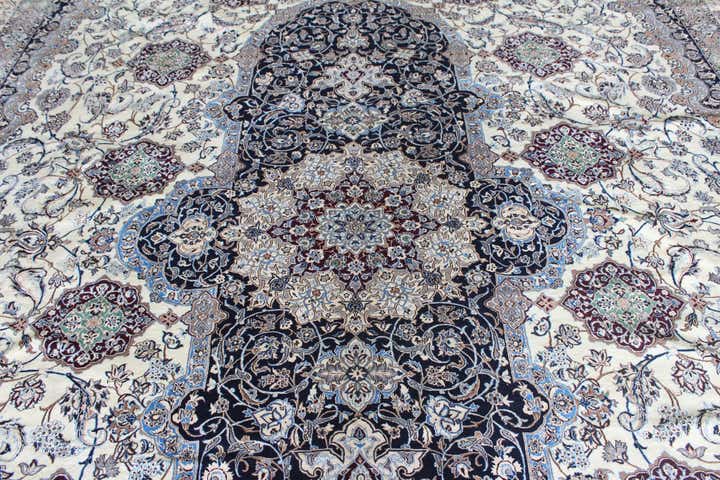 11' 6 x 16' 2 Hand Knotted Nain Persian Rug