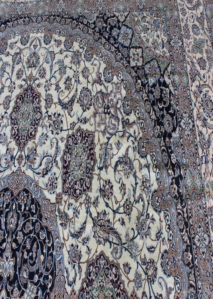 11' 6 x 16' 2 Hand Knotted Nain Persian Rug