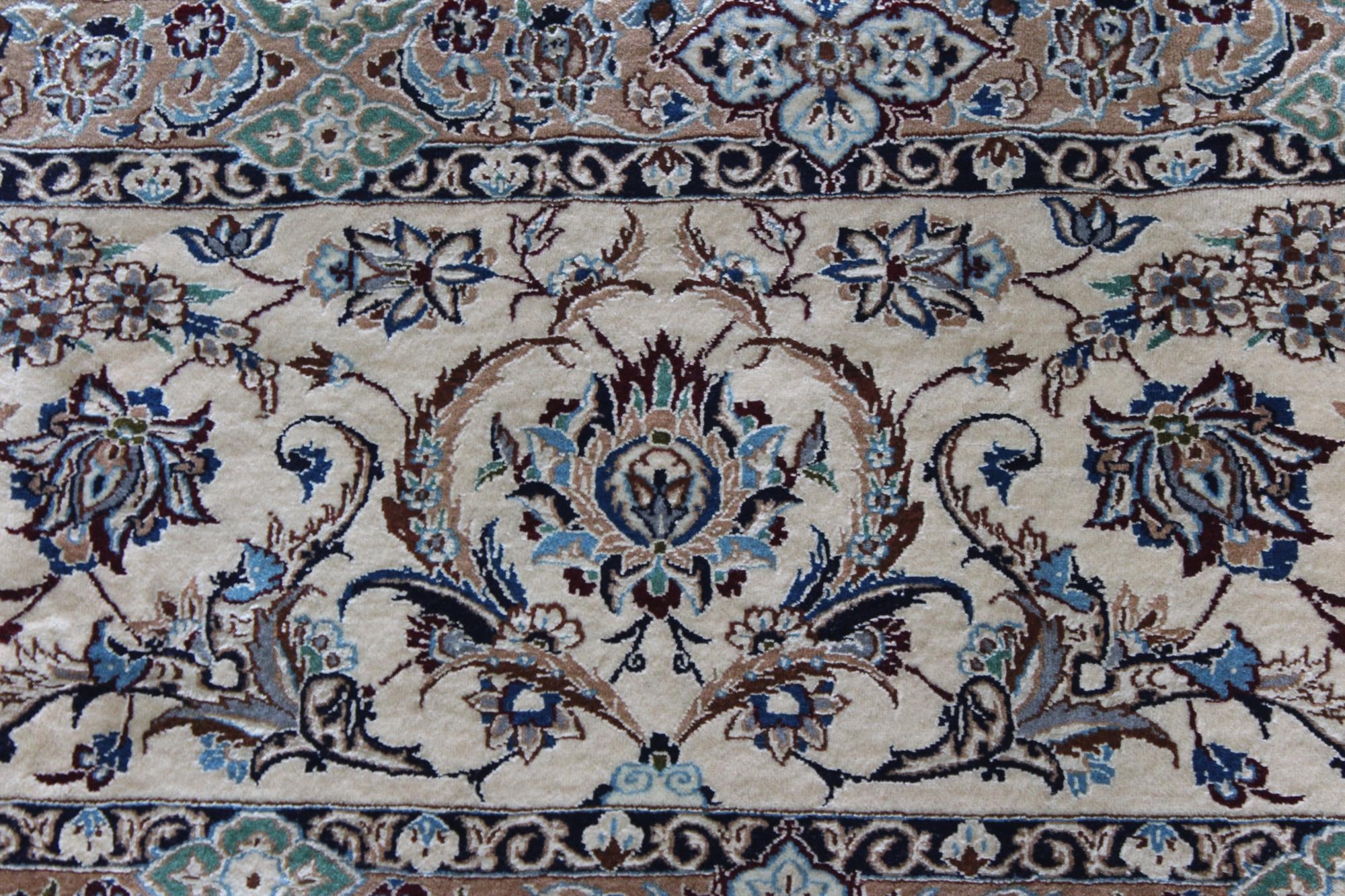 11' 6 x 16' 2 Hand Knotted Nain Persian Rug
