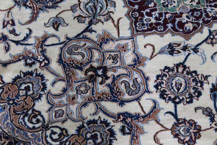 11' 6 x 16' 2 Hand Knotted Nain Persian Rug