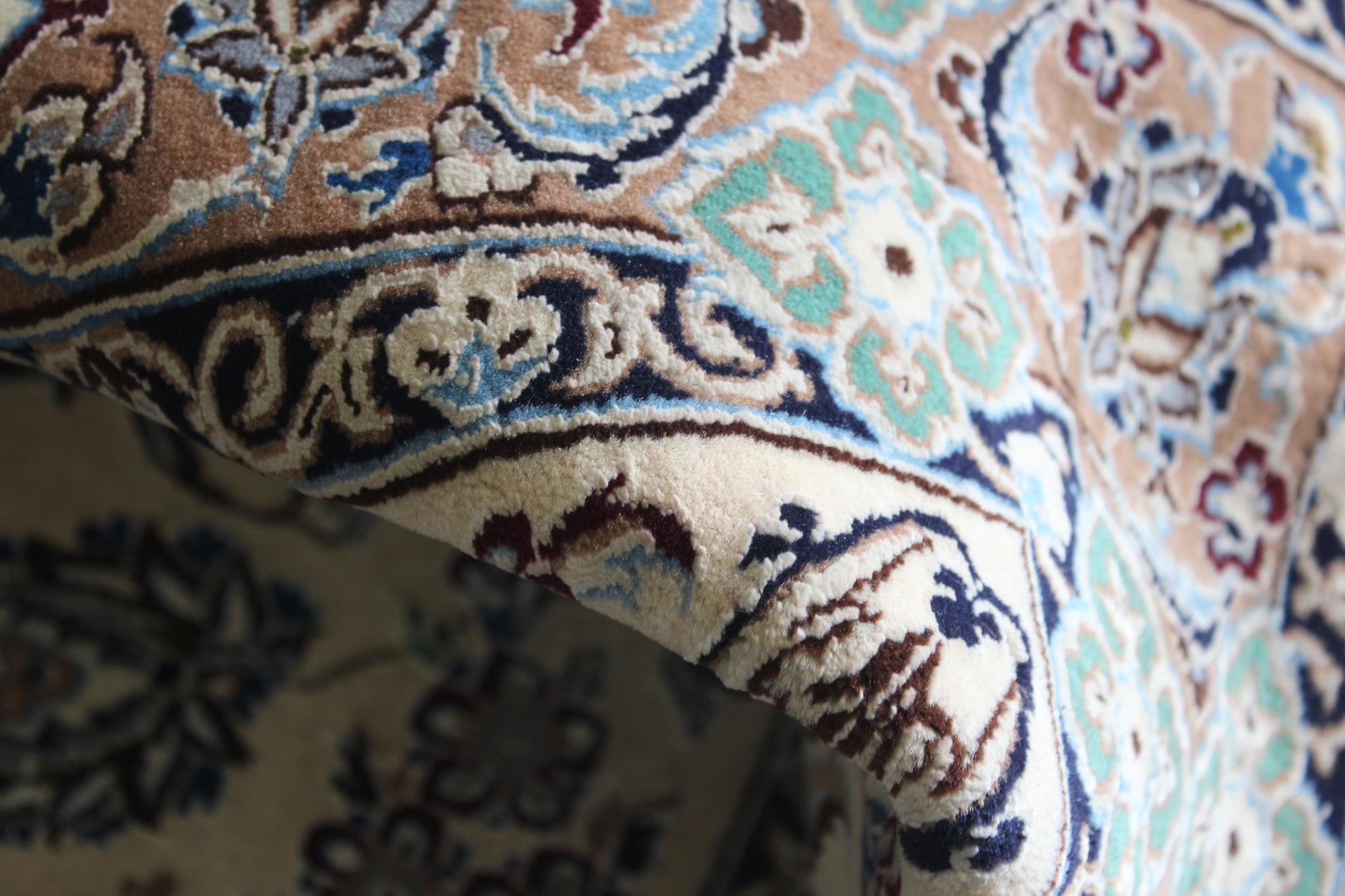 11' 6 x 16' 2 Hand Knotted Nain Persian Rug