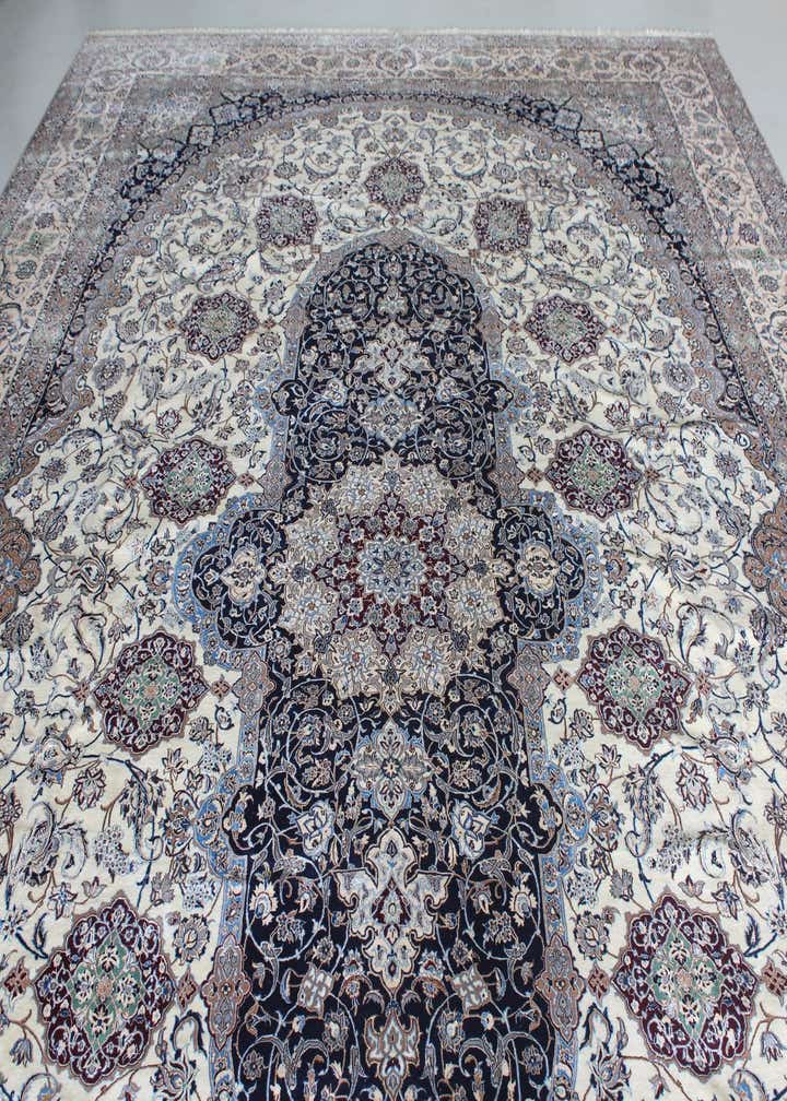 11' 6 x 16' 2 Hand Knotted Nain Persian Rug