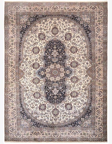 11' 6 x 16' 2 Hand Knotted Nain Persian Rug