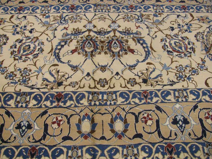 25' 4 x 39' 2 Hand Knotted Nain Persian Rug