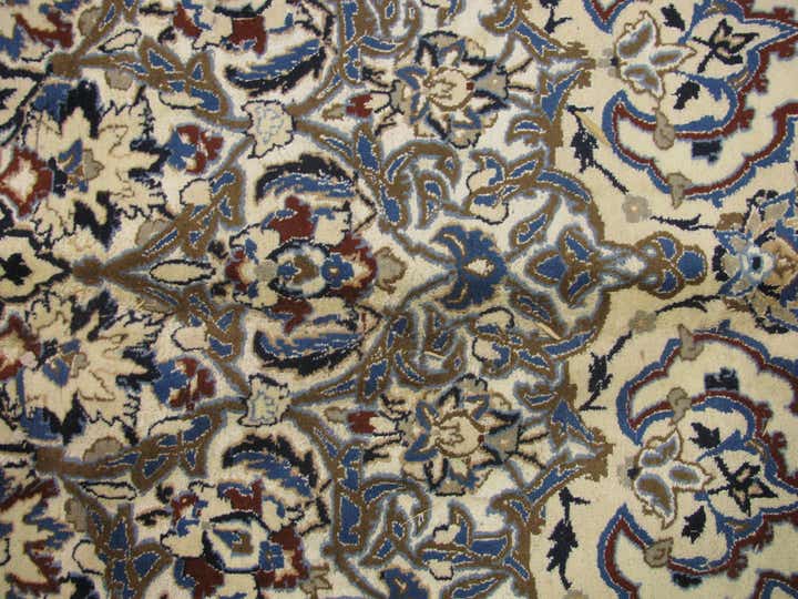 25' 4 x 39' 2 Hand Knotted Nain Persian Rug