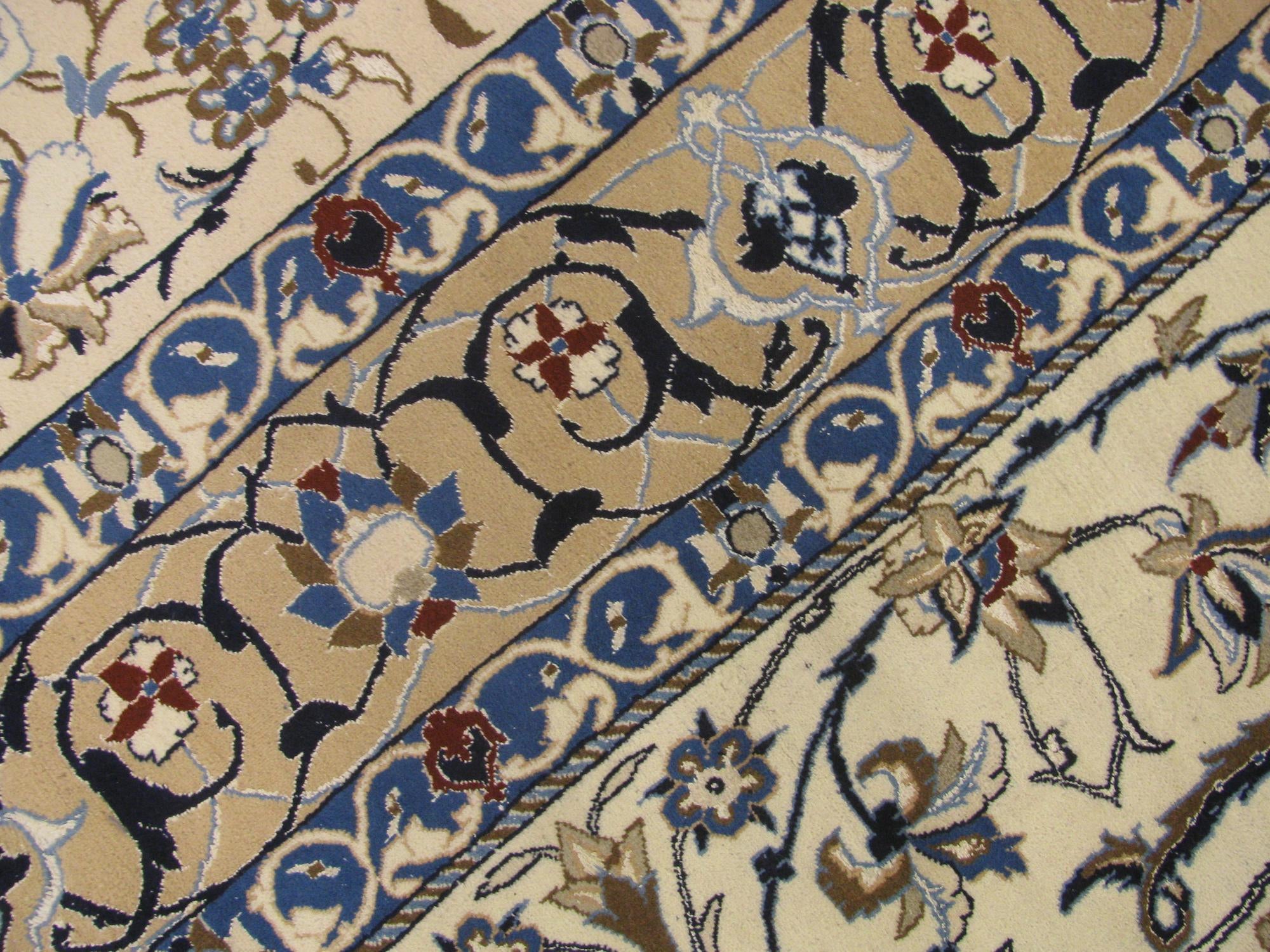 25' 4 x 39' 2 Hand Knotted Nain Persian Rug