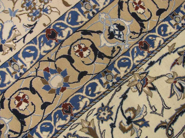 25' 4 x 39' 2 Hand Knotted Nain Persian Rug