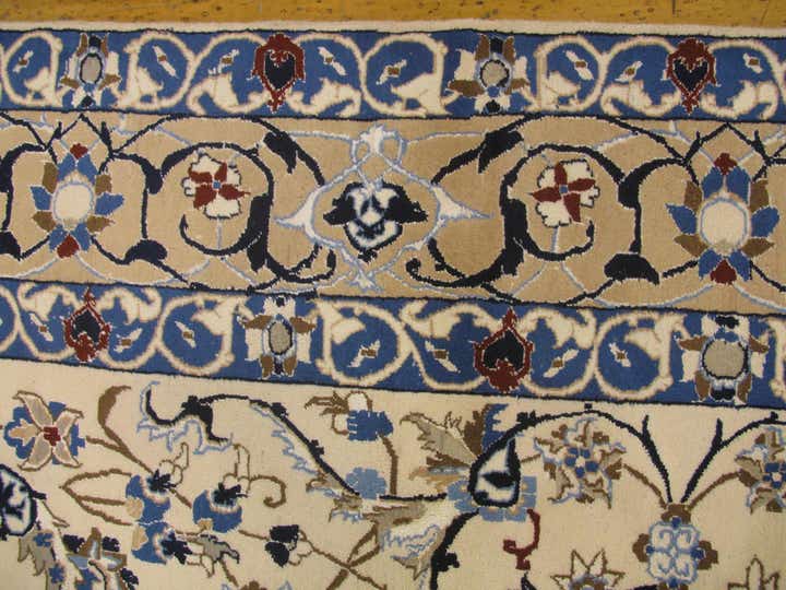 25' 4 x 39' 2 Hand Knotted Nain Persian Rug