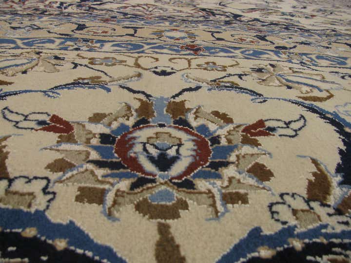 25' 4 x 39' 2 Hand Knotted Nain Persian Rug