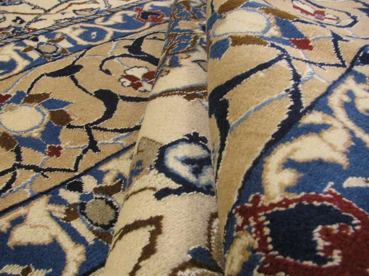 25' 4 x 39' 2 Hand Knotted Nain Persian Rug