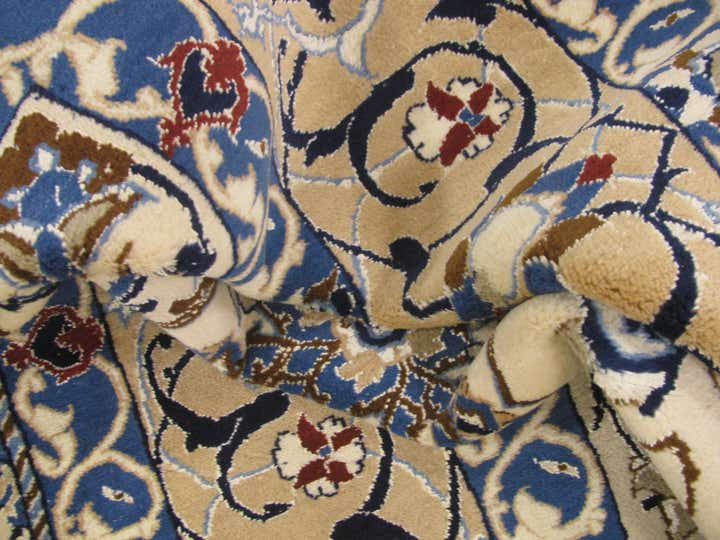 25' 4 x 39' 2 Hand Knotted Nain Persian Rug