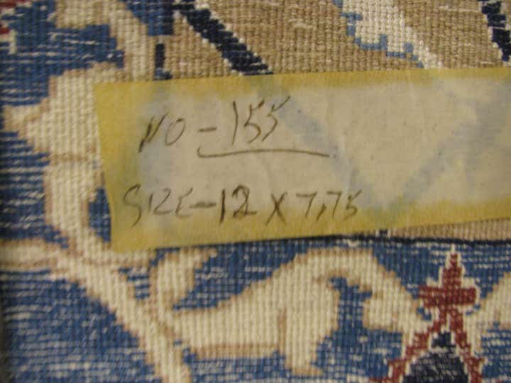 25' 4 x 39' 2 Hand Knotted Nain Persian Rug