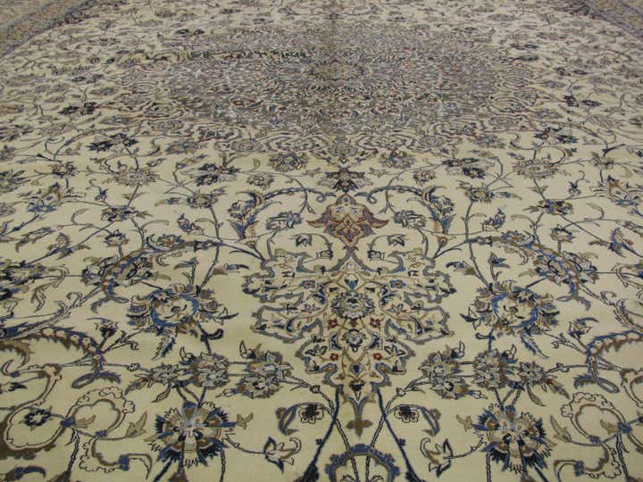 25' 4 x 39' 2 Hand Knotted Nain Persian Rug