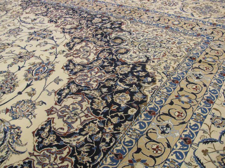 25' 4 x 39' 2 Hand Knotted Nain Persian Rug