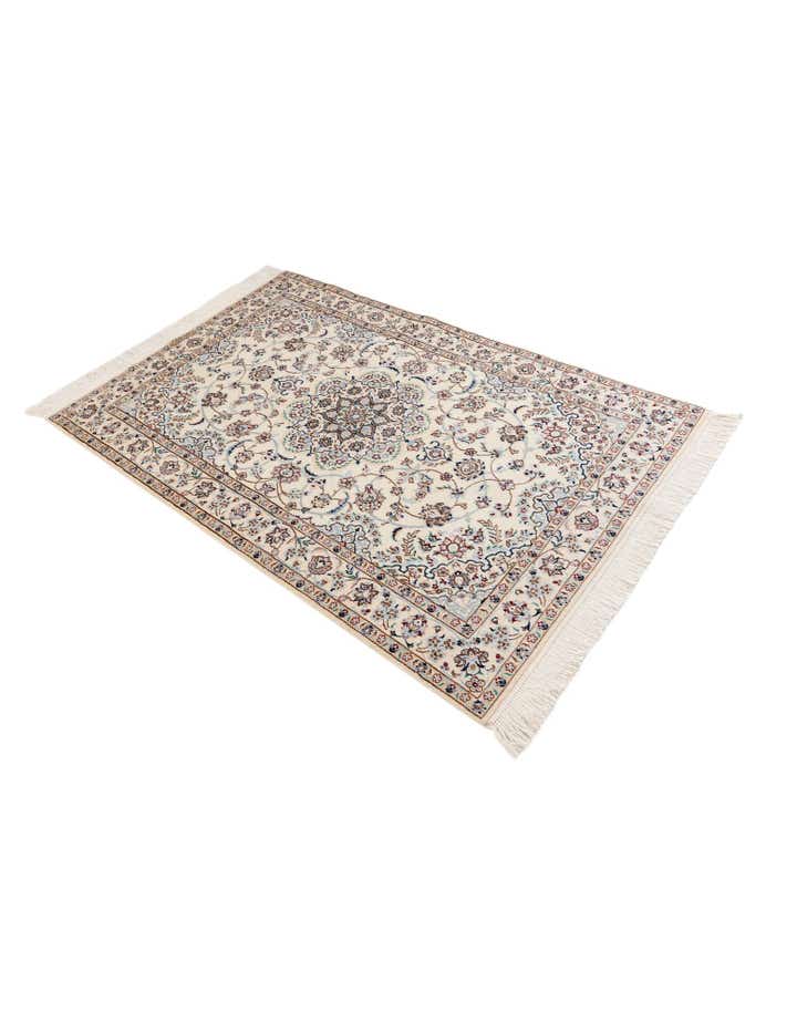 3' 3 x 5' 1 Hand Knotted Nain Persian Rug