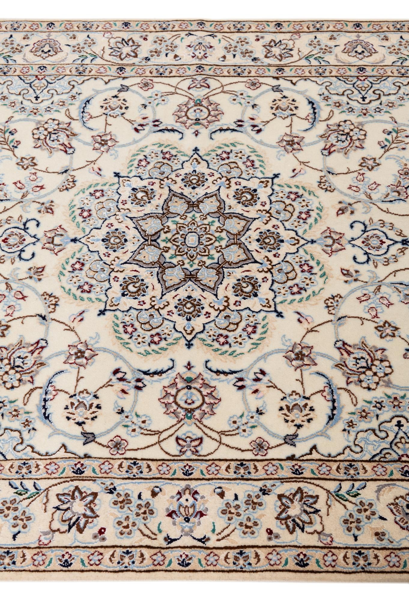 3' 3 x 5' 1 Hand Knotted Nain Persian Rug