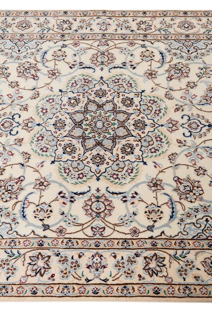 3' 3 x 5' 1 Hand Knotted Nain Persian Rug