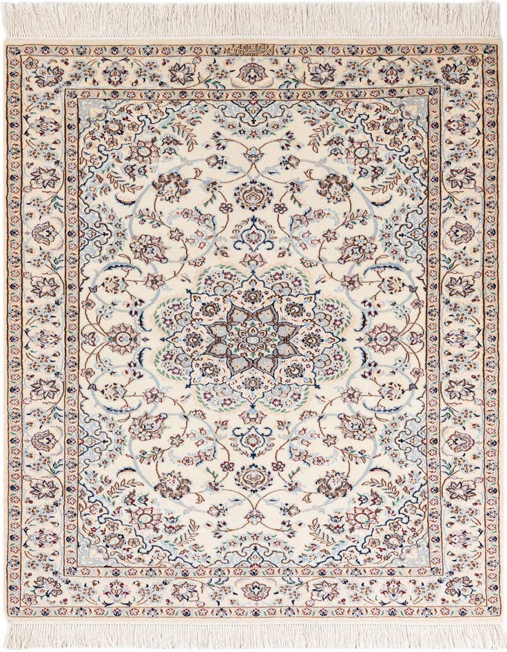 Detail image of 3' 3 x 5' 1 Hand Knotted Nain Persian Rug