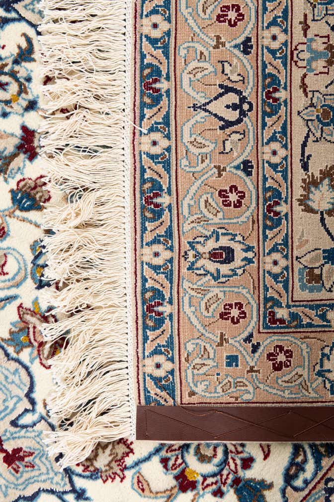9' 8 x 13' 1 Hand Knotted Nain Persian Rug