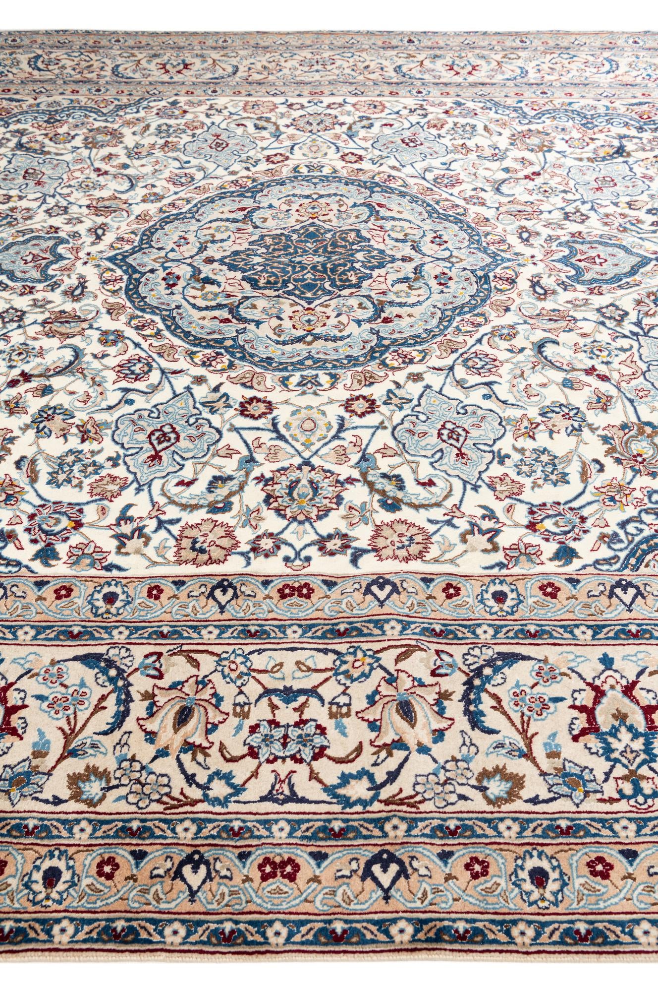 9' 8 x 13' 1 Hand Knotted Nain Persian Rug