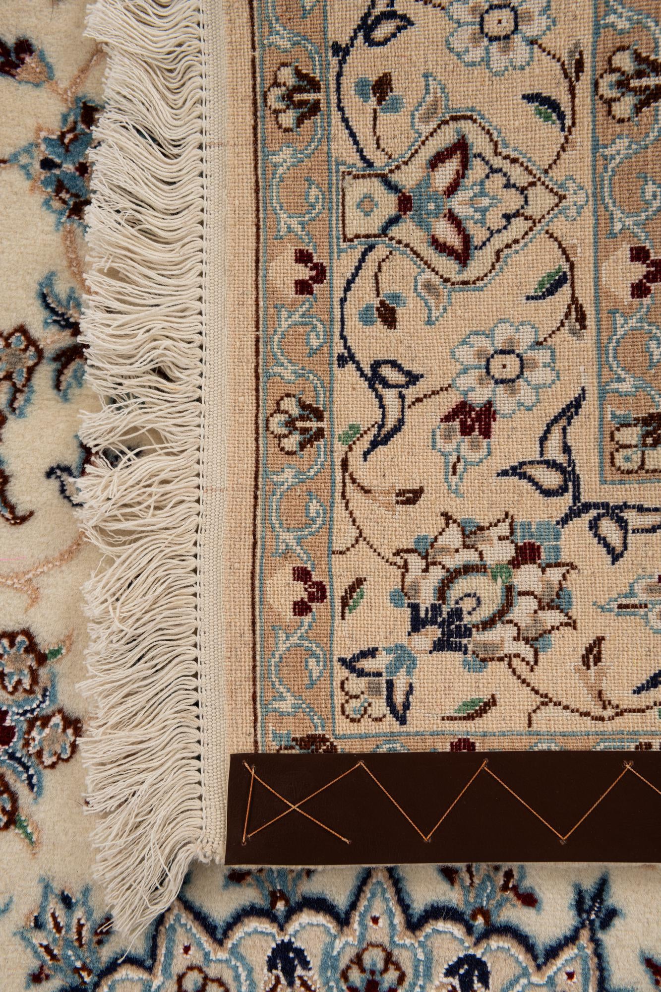 3' 4 x 5' 3 Hand Knotted Nain Persian Rug