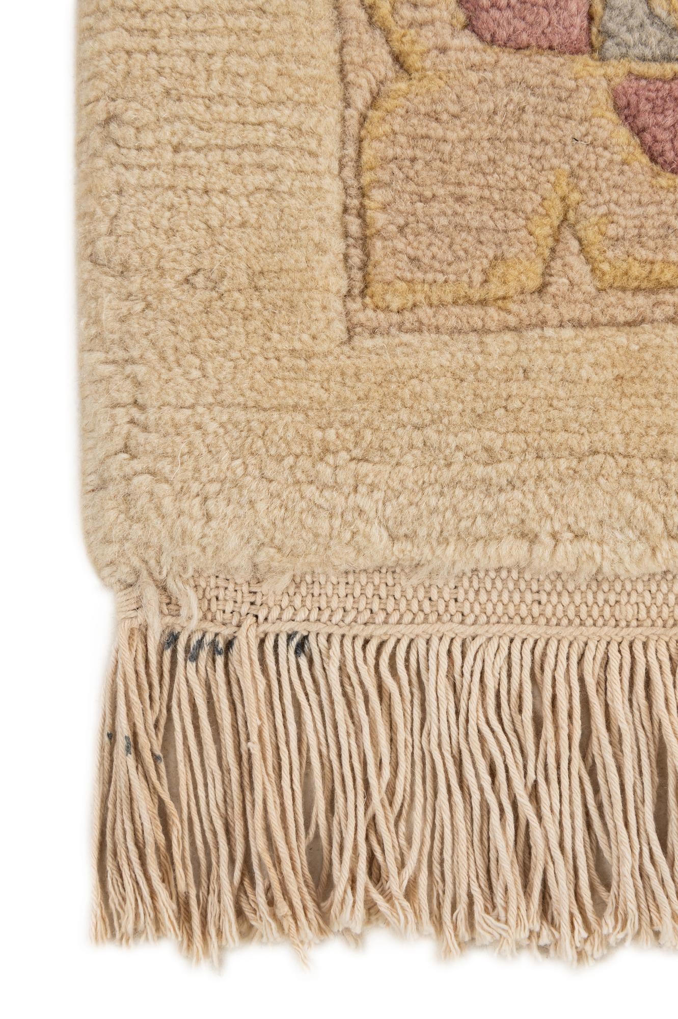 6' 1 x 8' 11 Hand Knotted Nepal Wool Rug