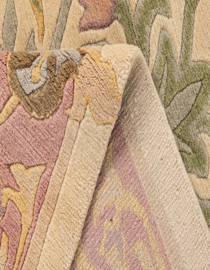 Detail image of 6' 1 x 8' 11  Hand Knotted Nepal Wool Rug
