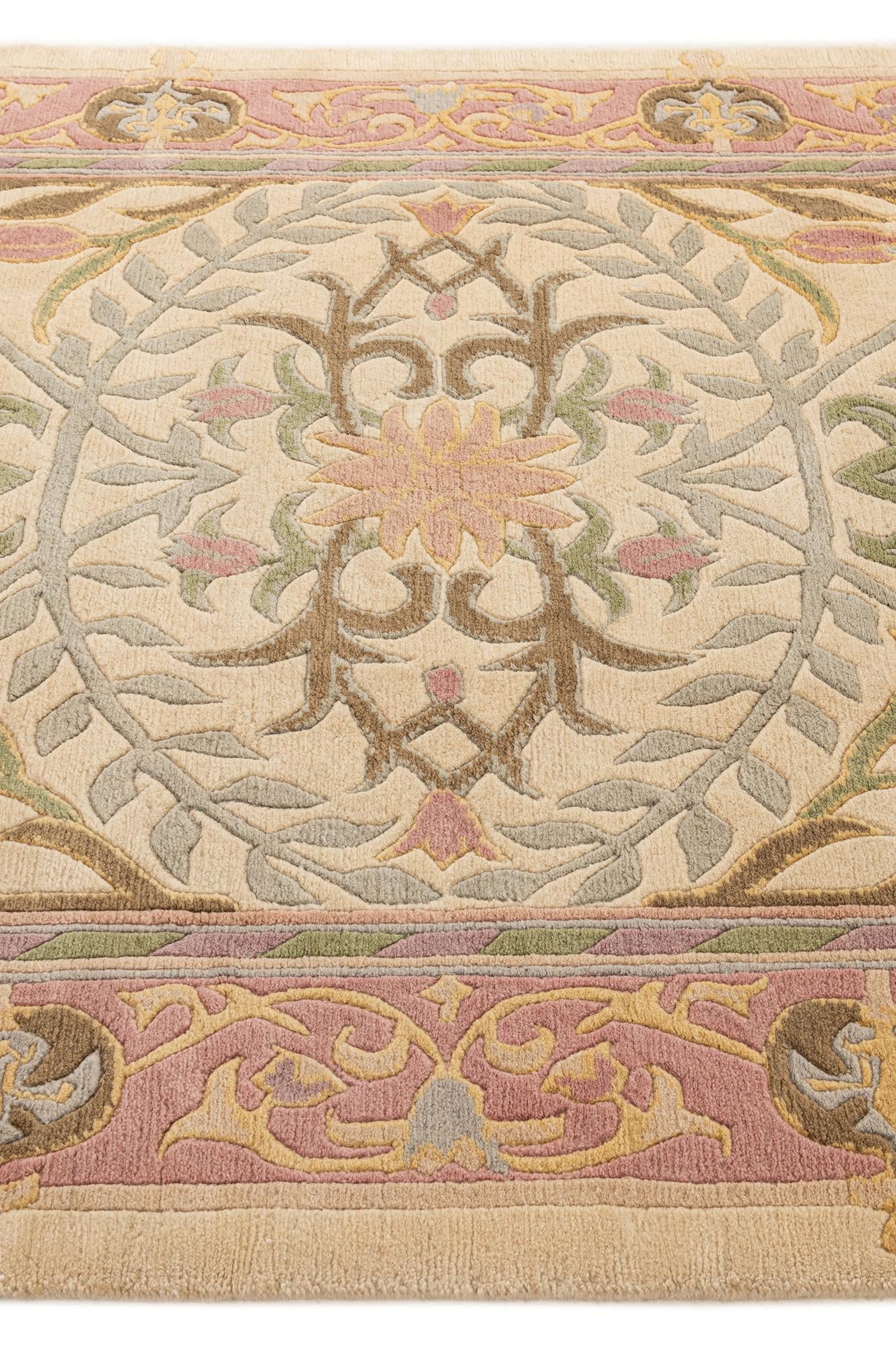 6' 1 x 8' 11 Hand Knotted Nepal Wool Rug