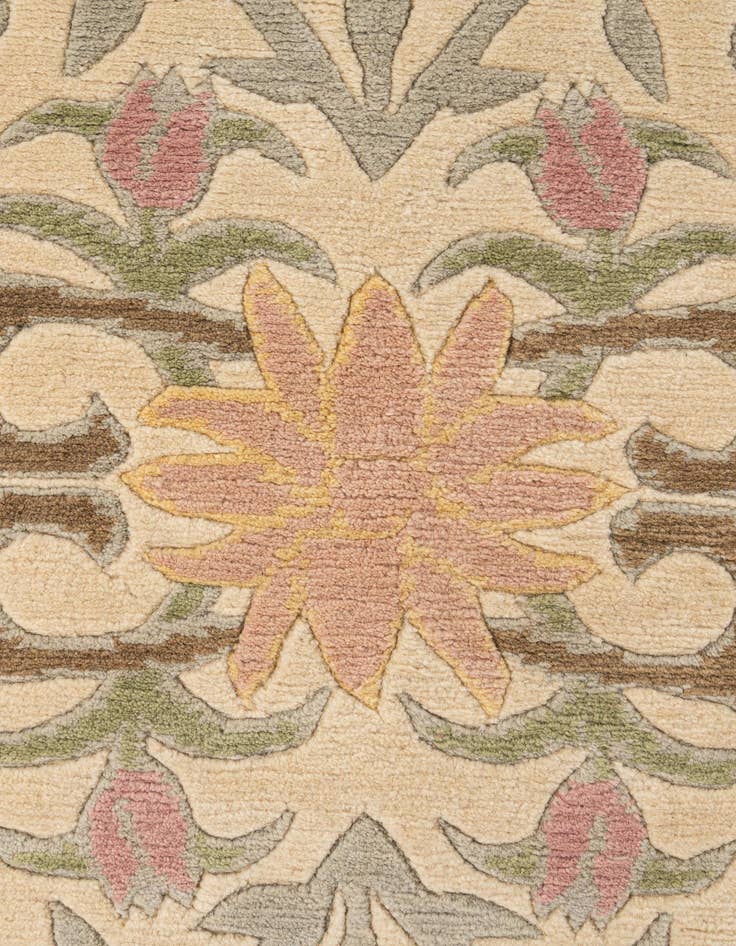 Detail image of 6' 1 x 8' 11  Hand Knotted Nepal Wool Rug