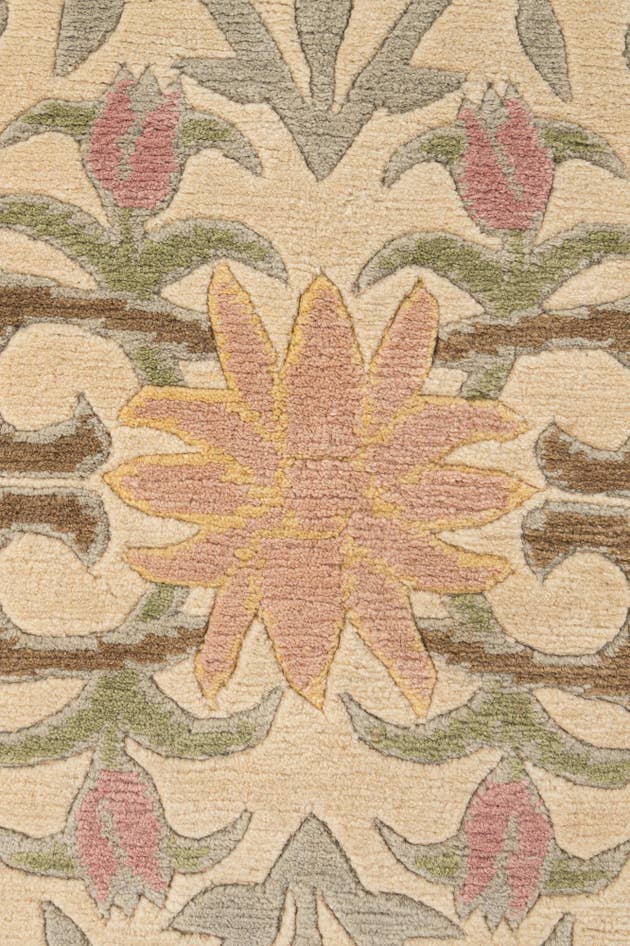 Detail image of 6' 1 x 8' 11 Hand Knotted Nepal Wool Rug