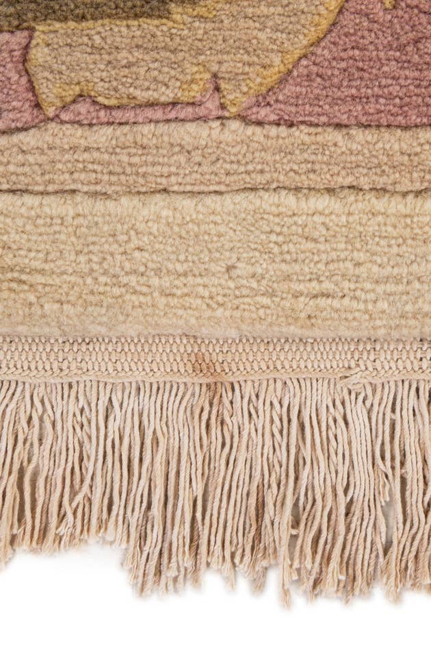Detail image of 6' 1 x 8' 11 Hand Knotted Nepal Wool Rug