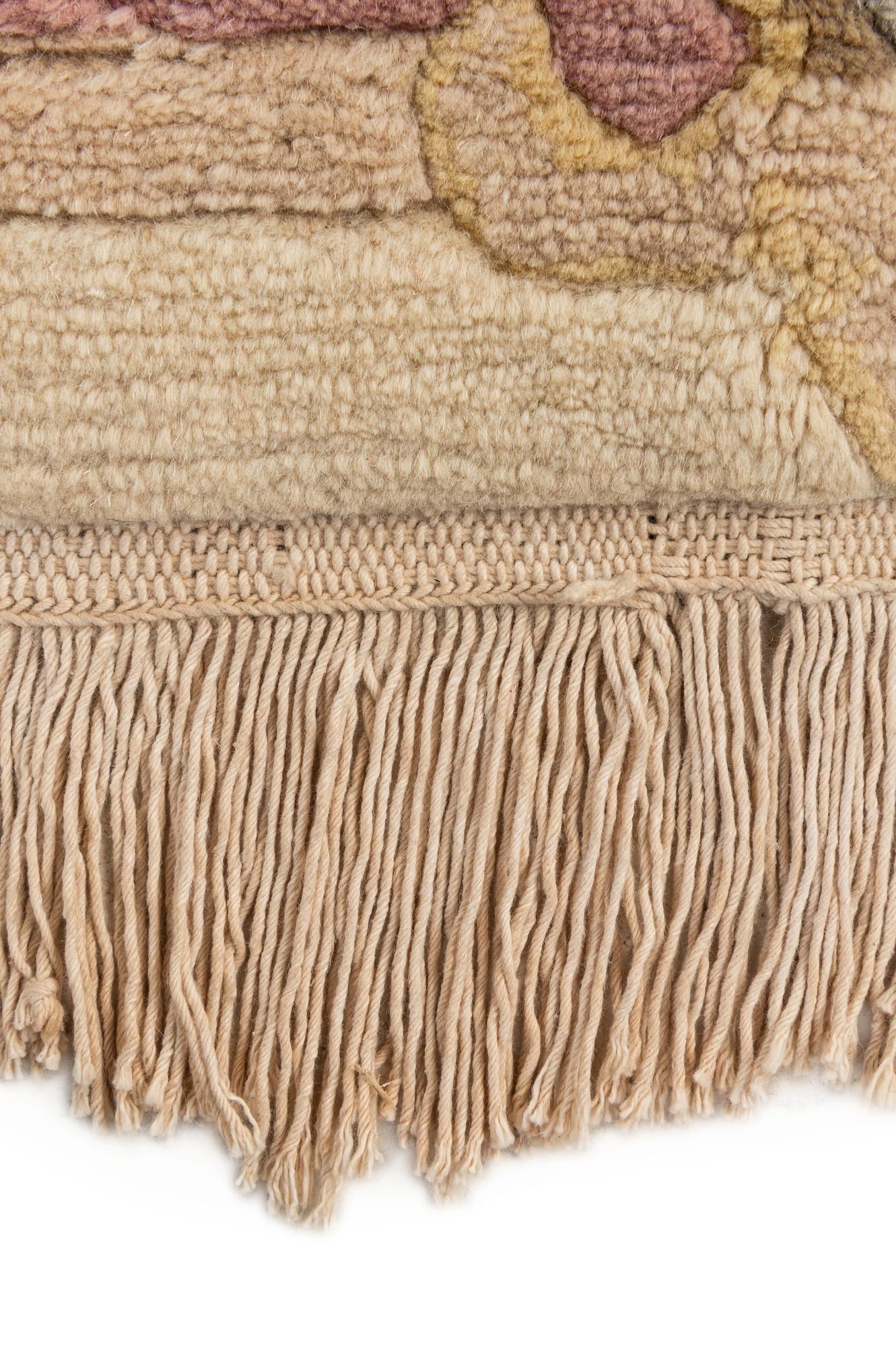 6' 1 x 8' 11 Hand Knotted Nepal Wool Rug
