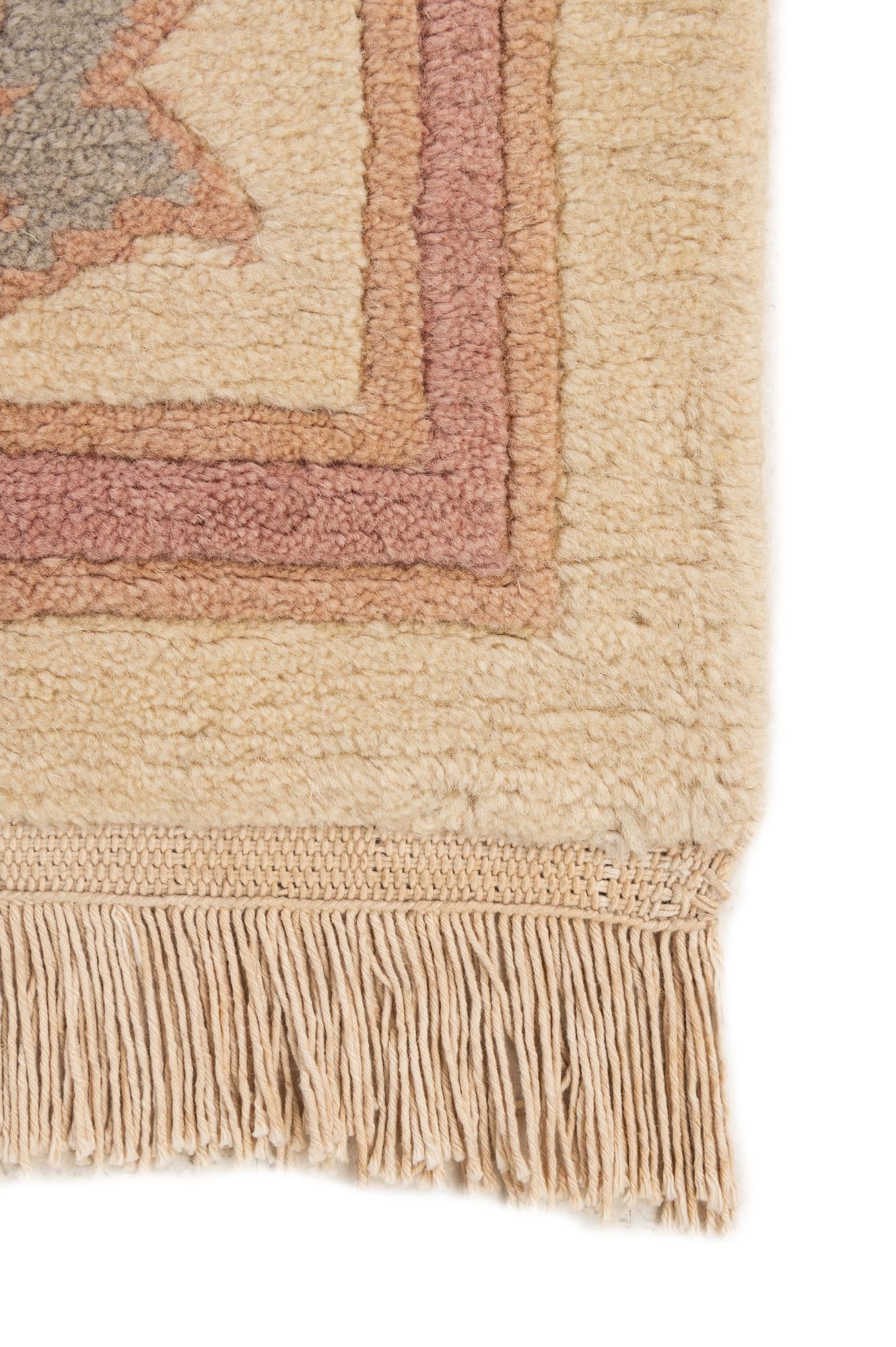 6' 3 x 9' 11 Hand Knotted Nepal Wool Rug