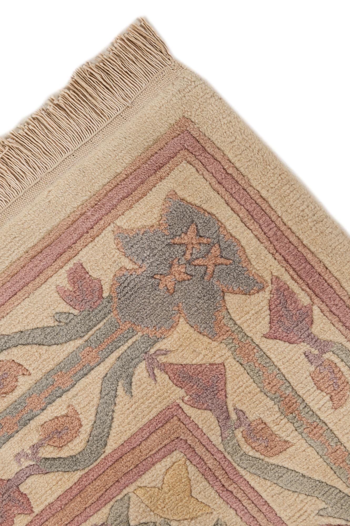 6' 3 x 9' 11 Hand Knotted Nepal Wool Rug