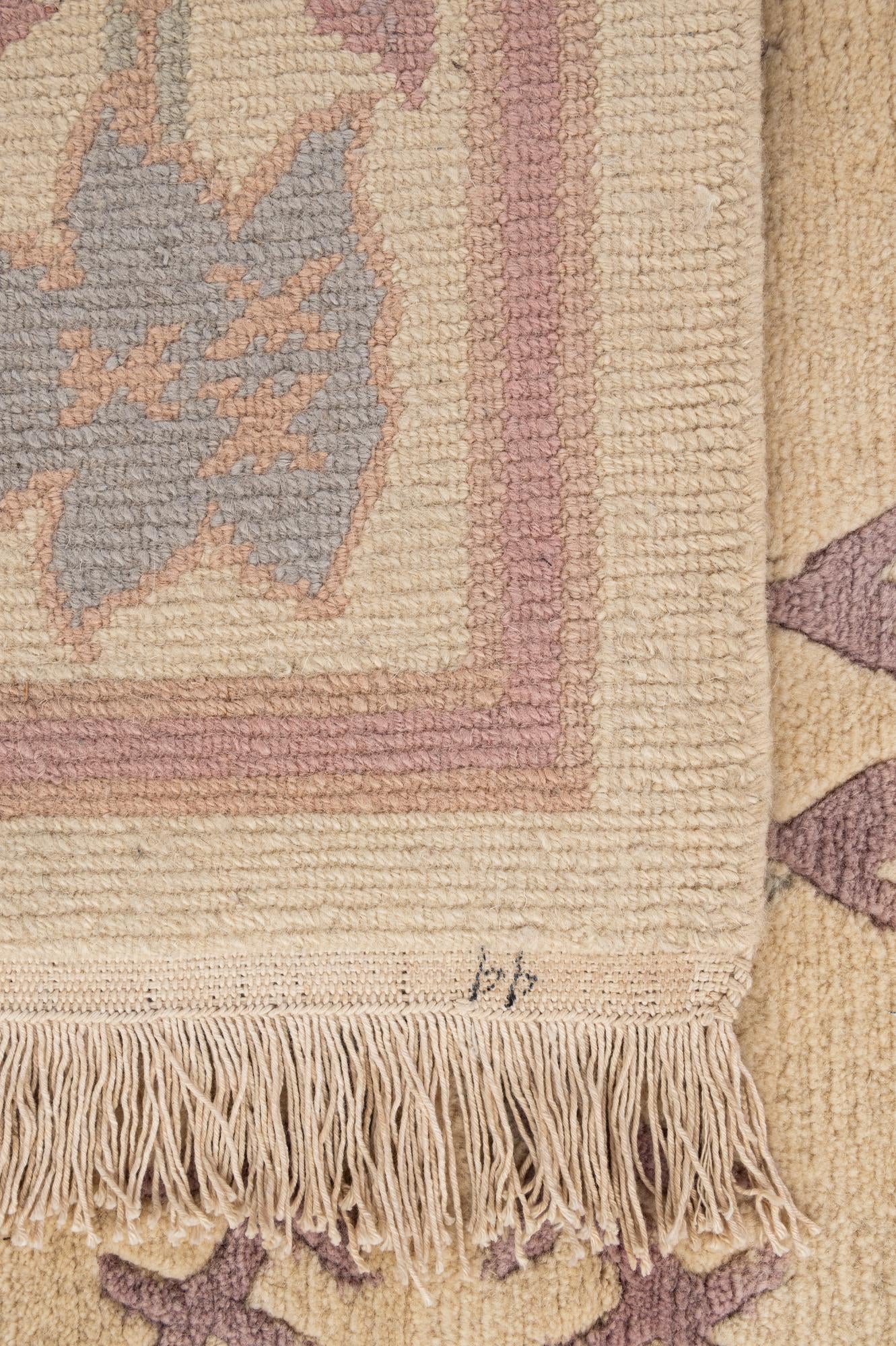6' 3 x 9' 11 Hand Knotted Nepal Wool Rug