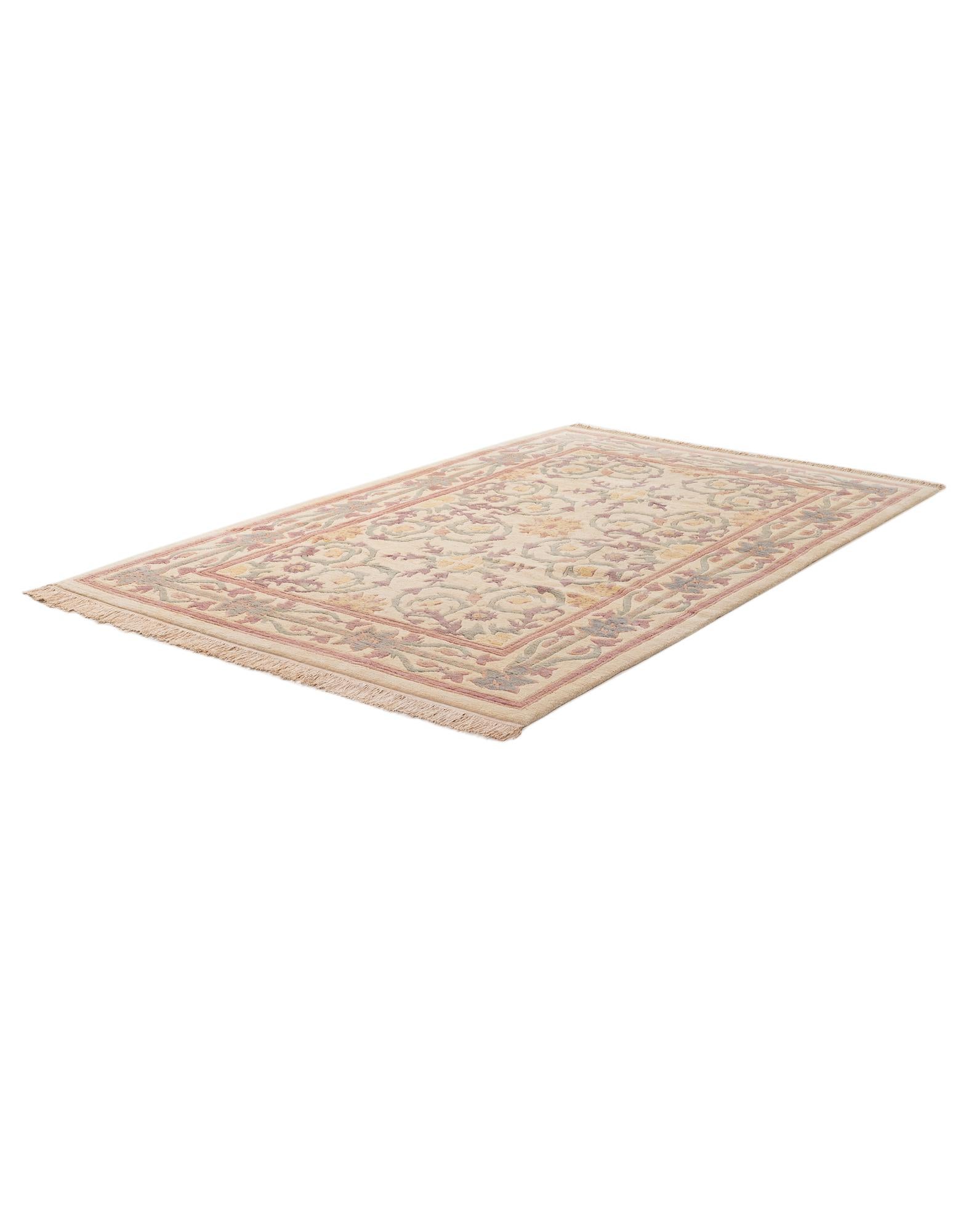 6' 3 x 9' 11 Hand Knotted Nepal Wool Rug