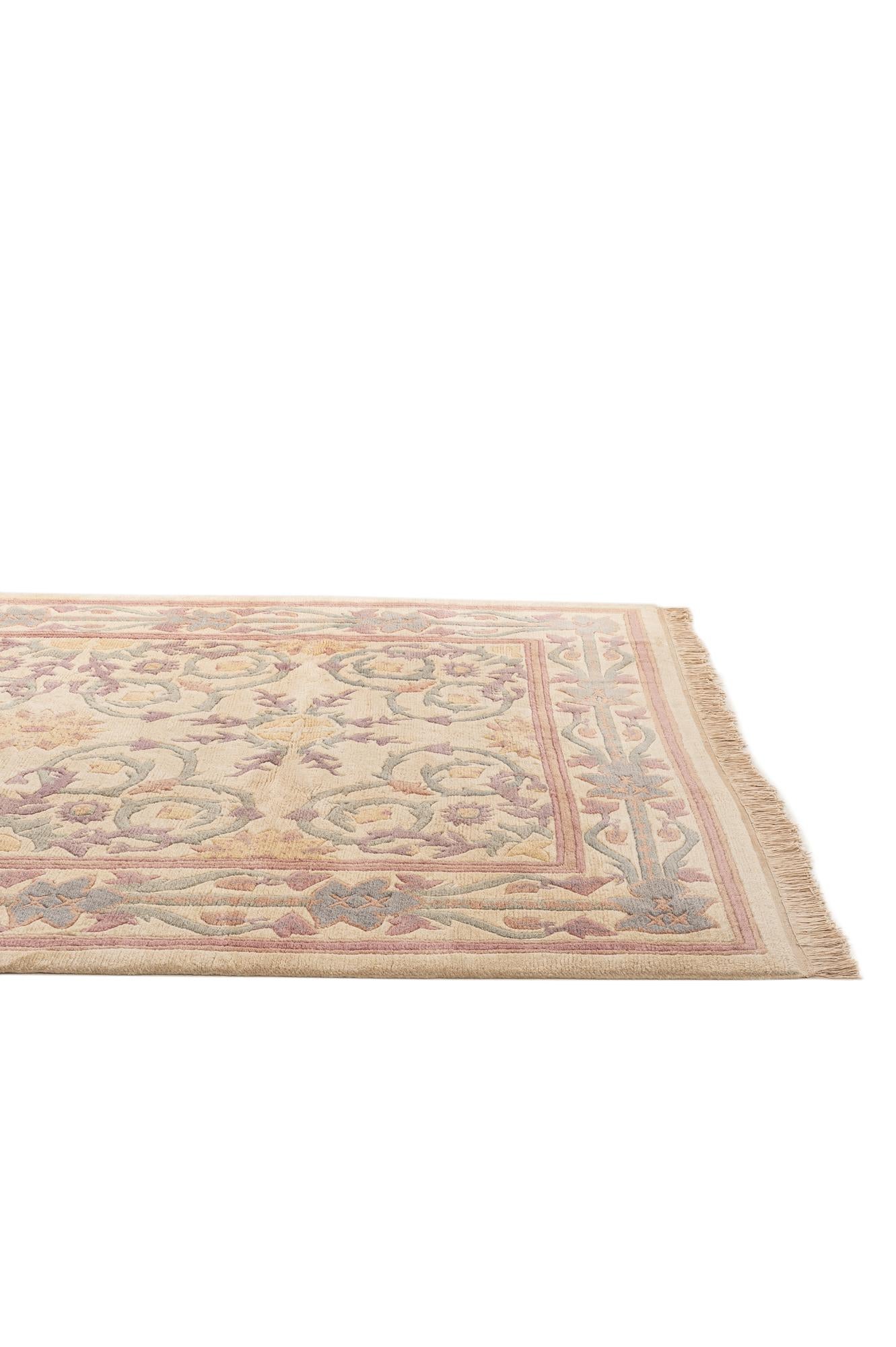 6' 3 x 9' 11 Hand Knotted Nepal Wool Rug