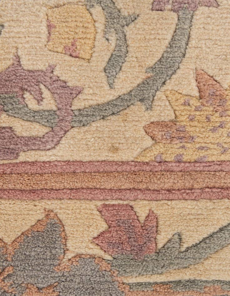 Detail image of 6' 3 x 9' 11  Hand Knotted Nepal Wool Rug