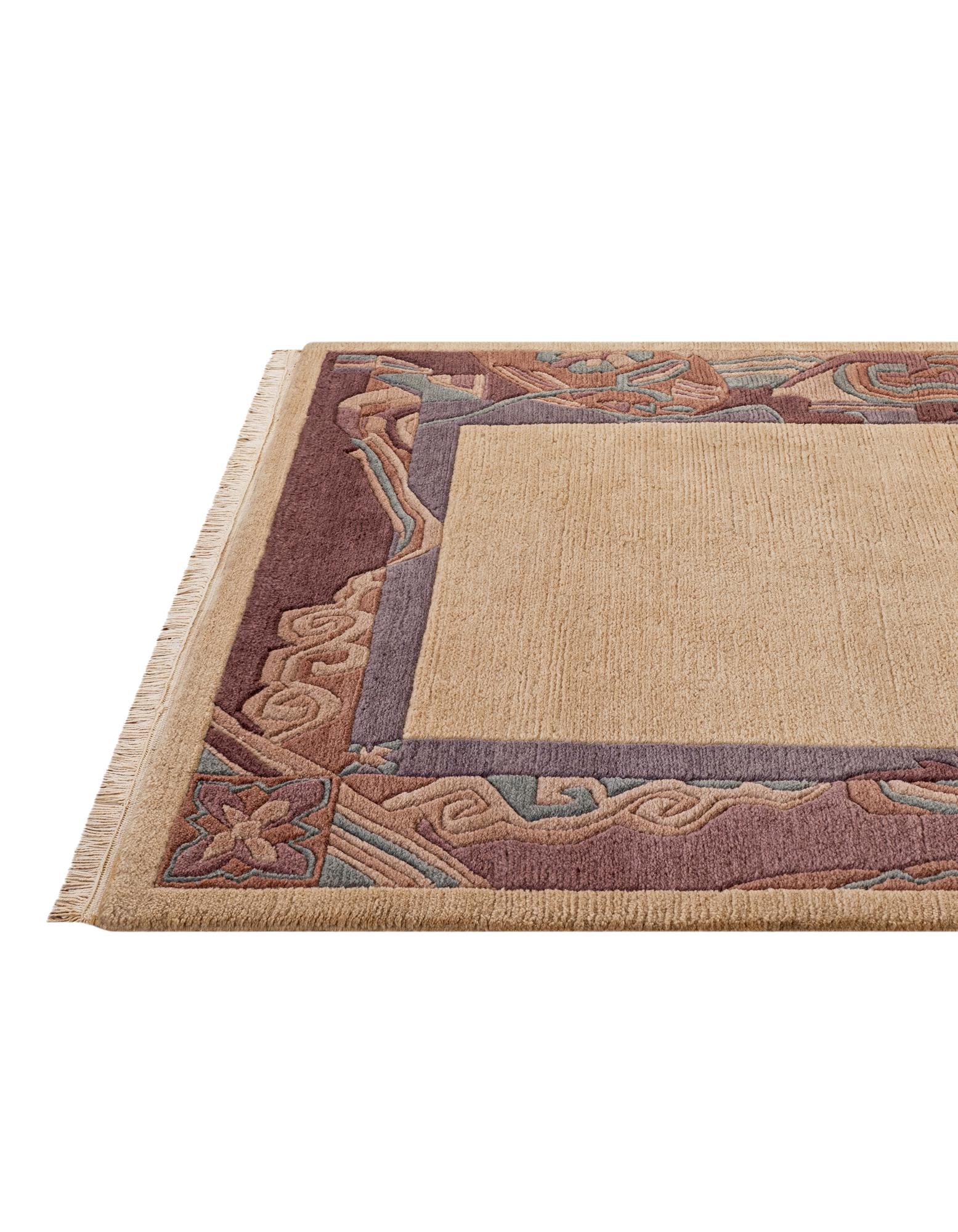 4' 1 x 5' 10 Hand Knotted Nepal Wool Rug