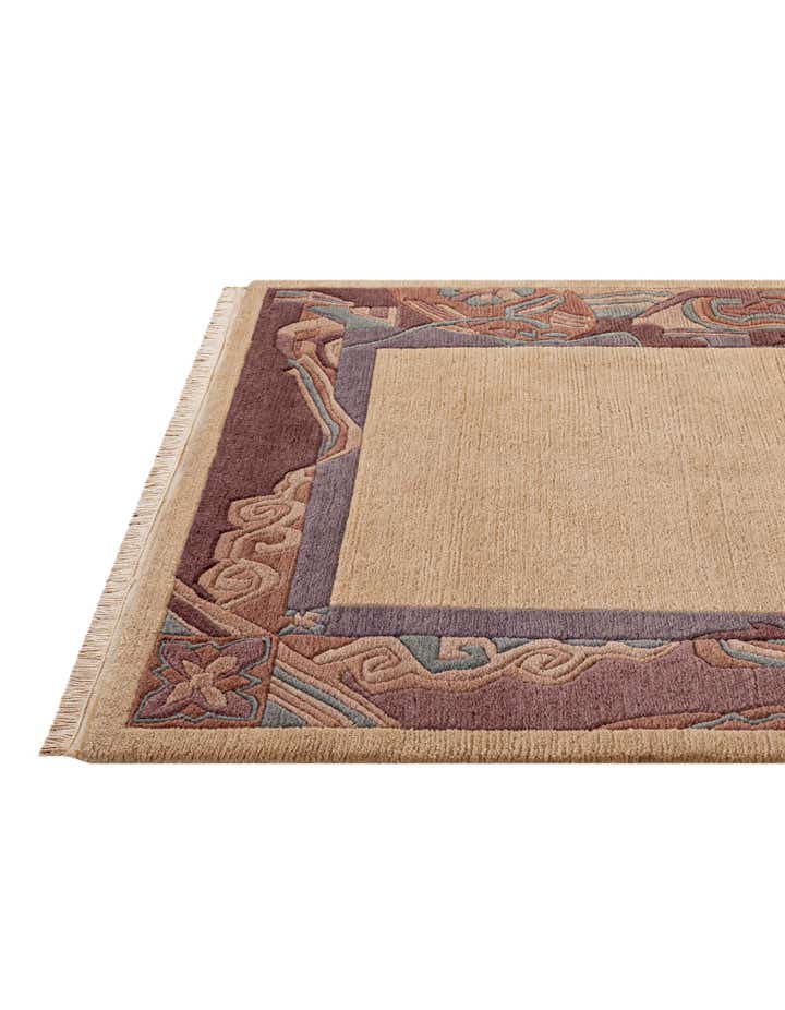 4' 1 x 5' 10 Hand Knotted Nepal Wool Rug