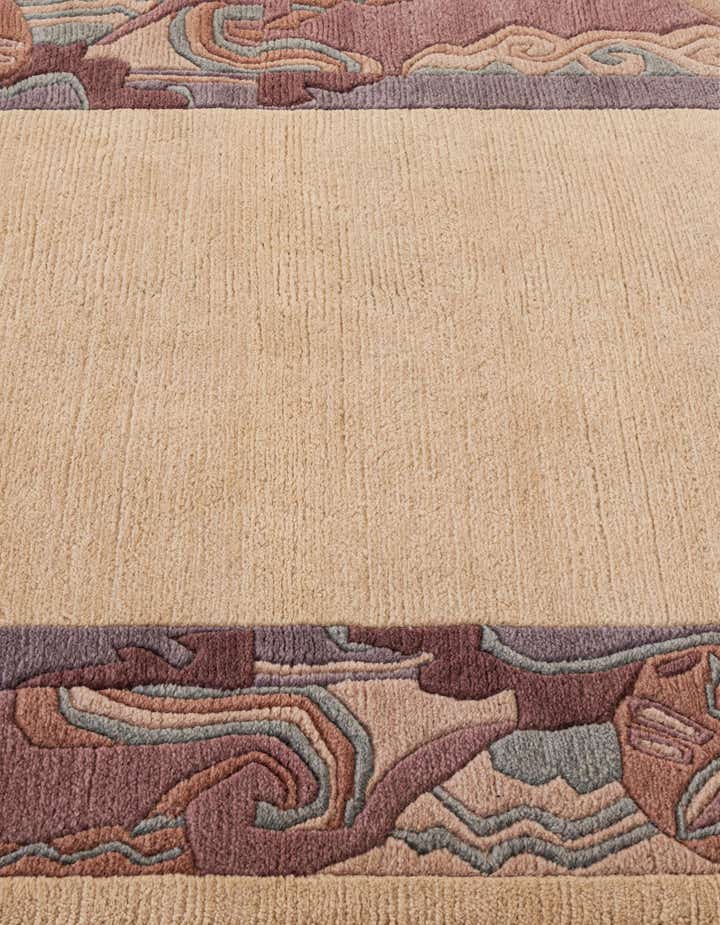 4' 1 x 5' 10 Hand Knotted Nepal Wool Rug