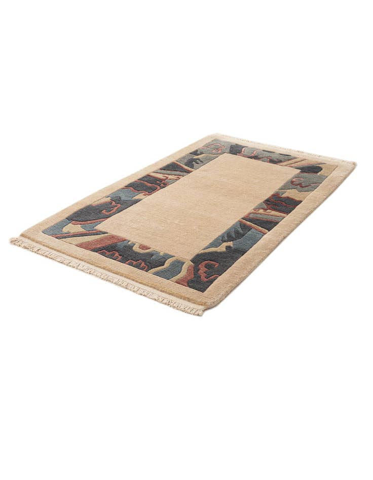 Detail image of 2' 9 x 4' 8  Hand Knotted Nepal Wool Rug