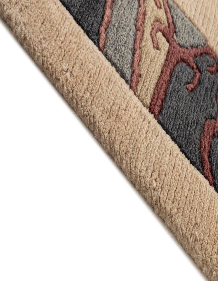 Detail image of 2' 9 x 4' 8  Hand Knotted Nepal Wool Rug