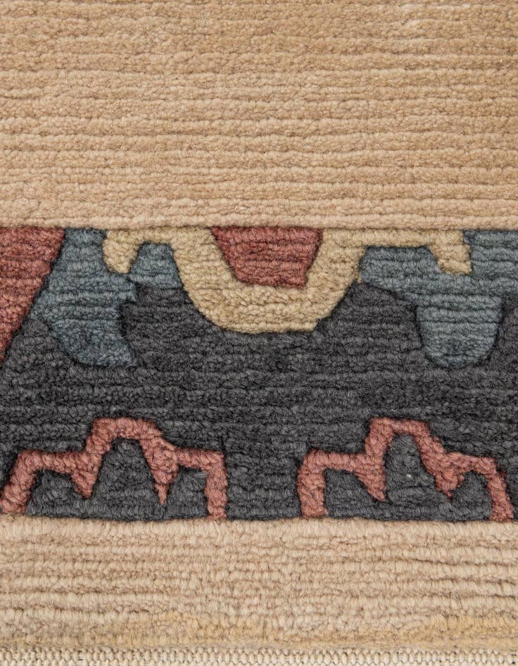 Detail image of 2' 9 x 4' 8  Hand Knotted Nepal Wool Rug